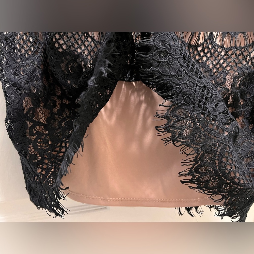Jessica Howard Women’s Black Lace 3/4 Sleeve Jewel Neck Sheath Dress! Size 10. - Picture 7 of 16